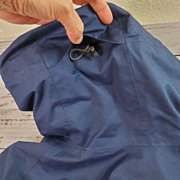 Adidas 10K Riding Jacket Mens XL Navy Red Hooded Windbreaker Snowboard Gorpcore - Picture 15 of 16